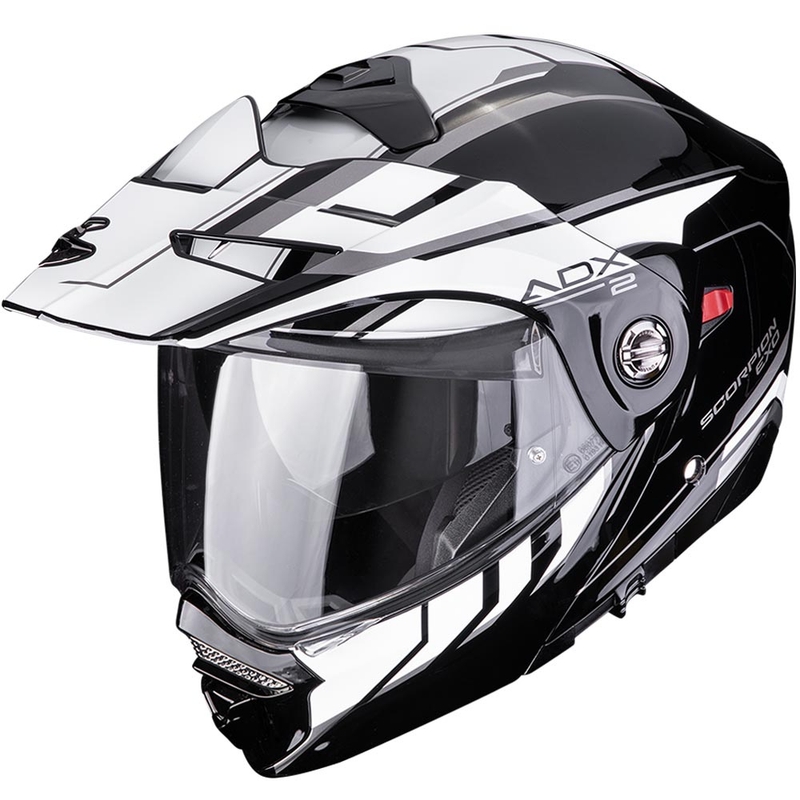 Enduro helma na motorku Scorpion ADX-2 Walt čierno-biela