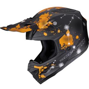 Motokrosová helma Scorpion SMX-10 Vibe matná čierno-oranžová
