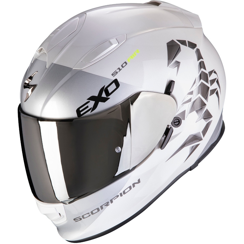Integrálna prilba Scorpion EXO-510 Air Pique bielo-strieborná