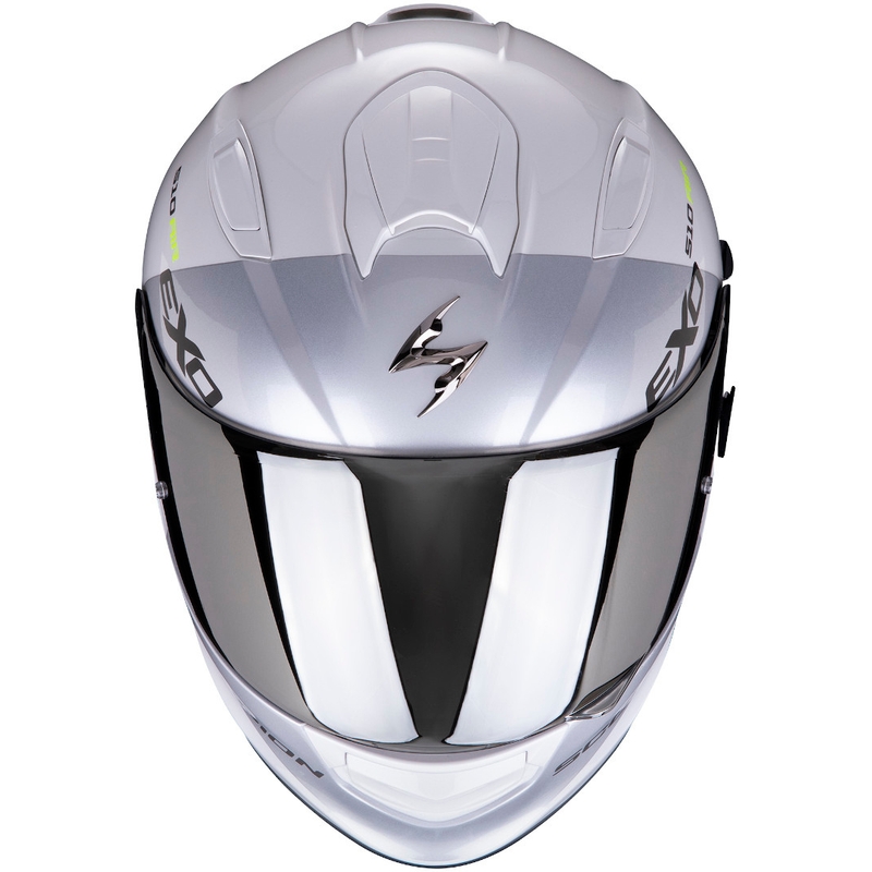 Integrálna prilba Scorpion EXO-510 Air Pique bielo-strieborná