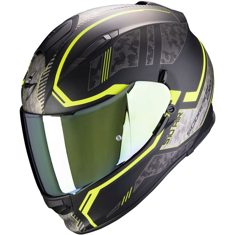 Integrálna prilba Scorpion EXO-510 Air Occulta čierno-fluorescenčno žltá
