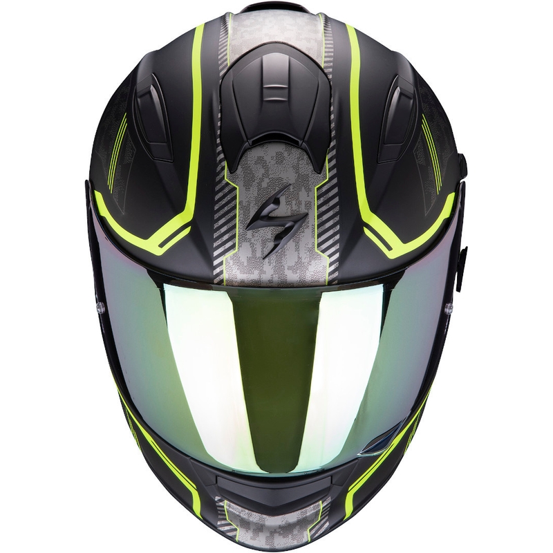Integrálna prilba Scorpion EXO-510 Air Occulta čierno-fluorescenčno žltá