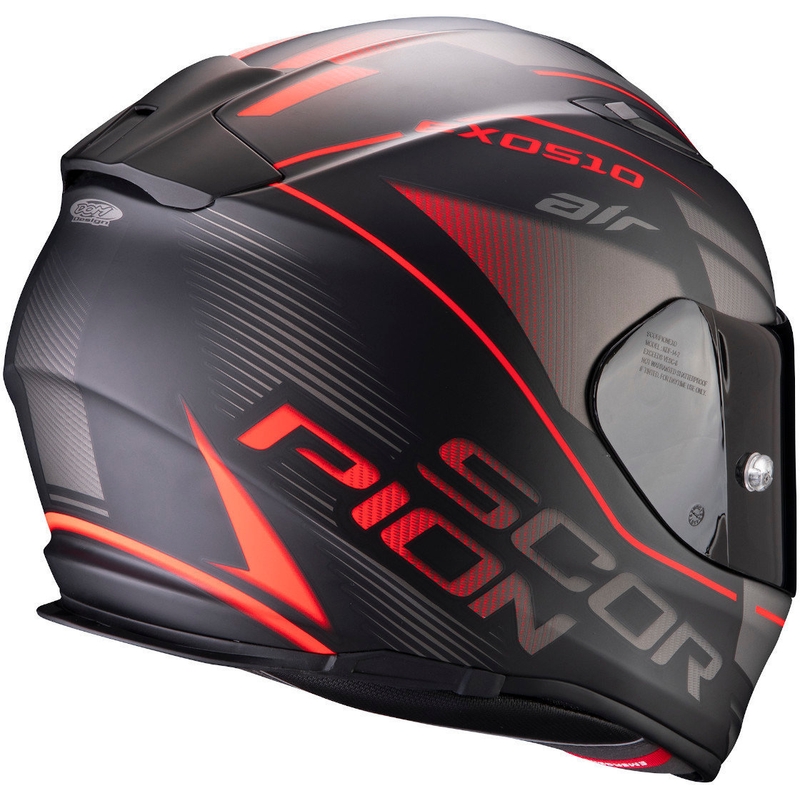Integrálna prilba Scorpion EXO-510 Air Ferrum čierno-strieborno-červená