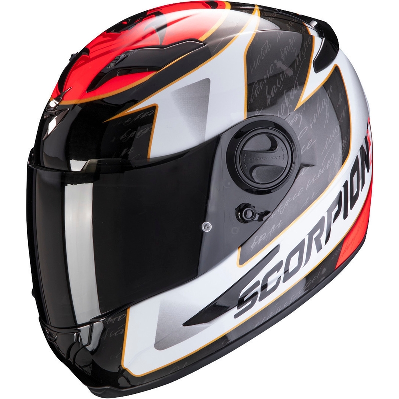 Integrálna prilba Scorpion EXO-490 Tour čierno-bielo-červená výpredaj