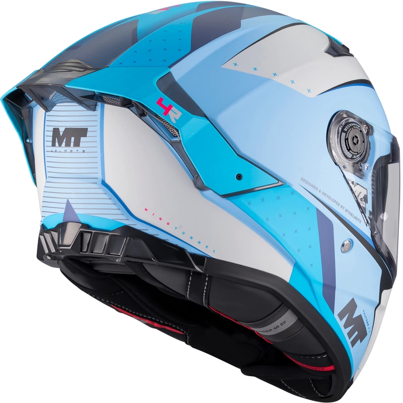 Integrálna prilba na motorku MT Thunder 4 R SV Wind Tunnel C7 matná modro-šedá