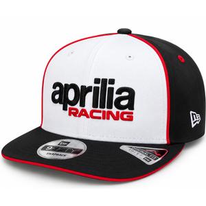 Šiltovka Aprilia Racing x New Era tímová edícia čierno-biela