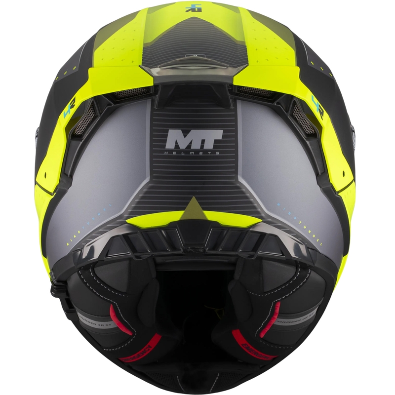 Integrálna prilba na motorku MT Thunder 4 R SV Wind Tunnel B3 čierno-šedo-fluo žltá