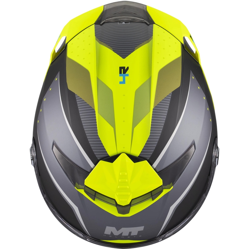 Integrálna prilba na motorku MT Thunder 4 R SV Wind Tunnel B3 čierno-šedo-fluo žltá