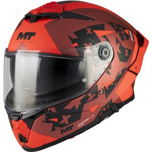 Integrálna prilba na motorku MT Thunder 4 R SV Fast C5 matná čierno-šedo-červená