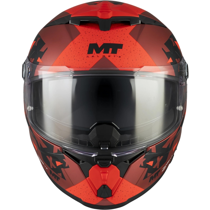 Integrálna prilba na motorku MT Thunder 4 R SV Fast C5 matná čierno-šedo-červená