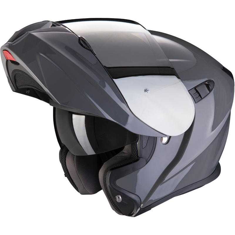 Moto prilba odklápacia Scorpion EXO-920 šedá výpredaj