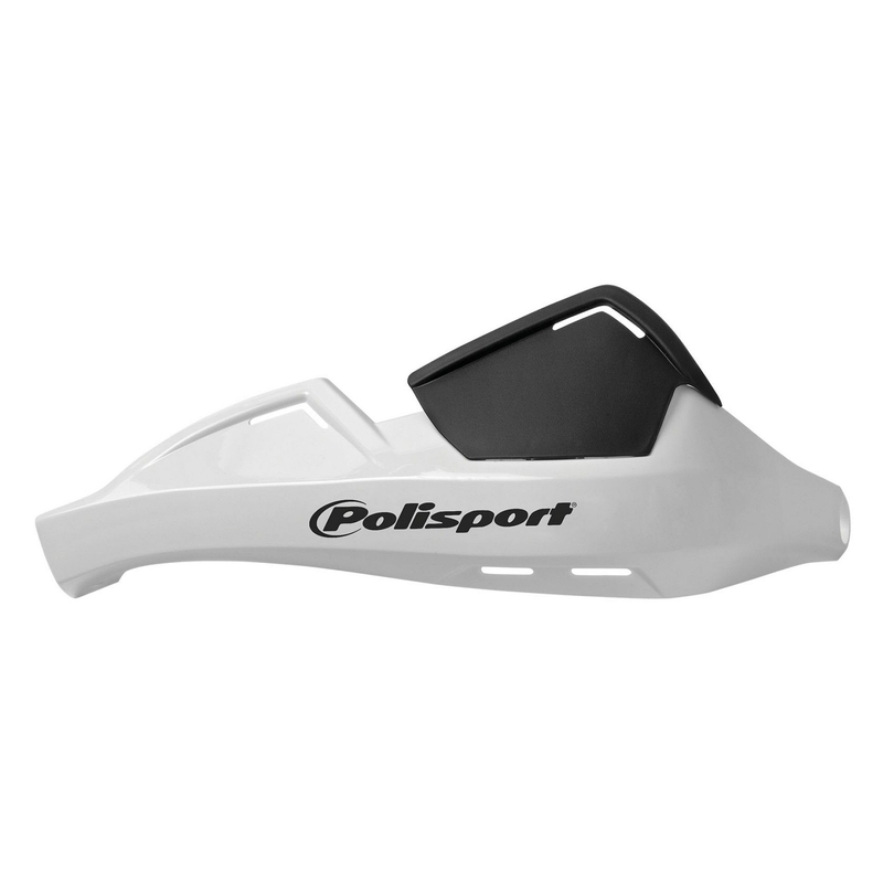 Chránič páčiek POLISPORT EVOLUTION INTEGRAL s montážnou sadov ( priemer 22mm) biela