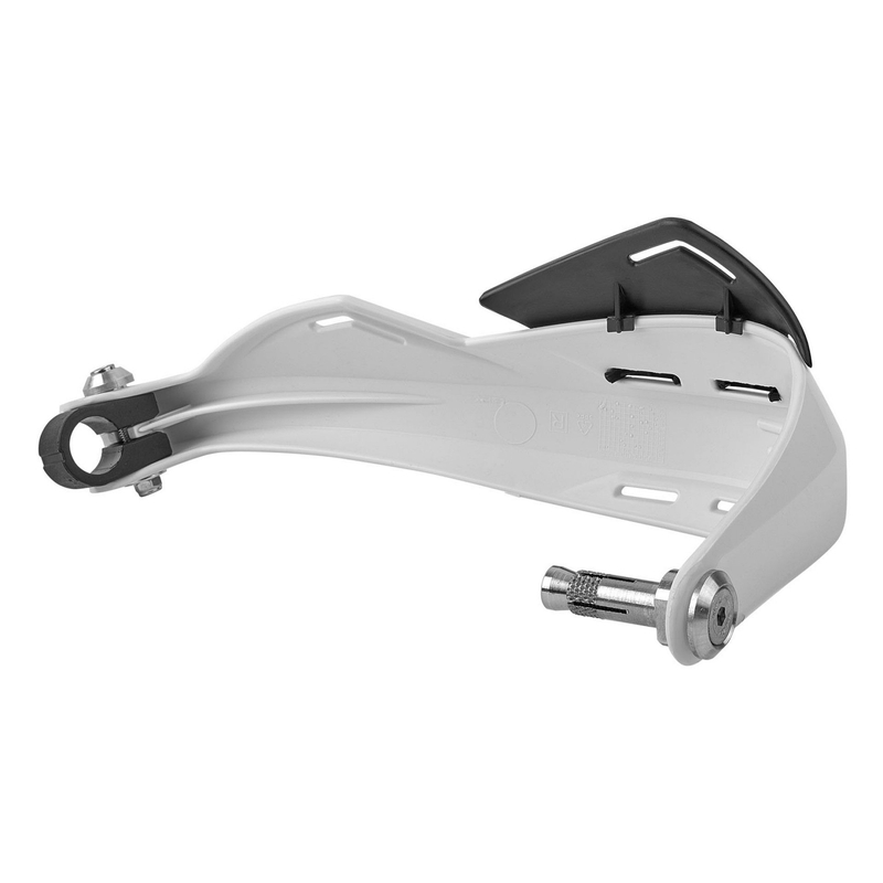 Chránič páčiek POLISPORT EVOLUTION INTEGRAL s montážnou sadov ( priemer 22mm) biela