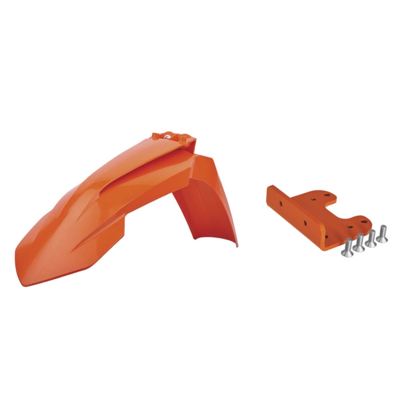 Predný blatník POLISPORT s nástavcom oranžová KTM 16