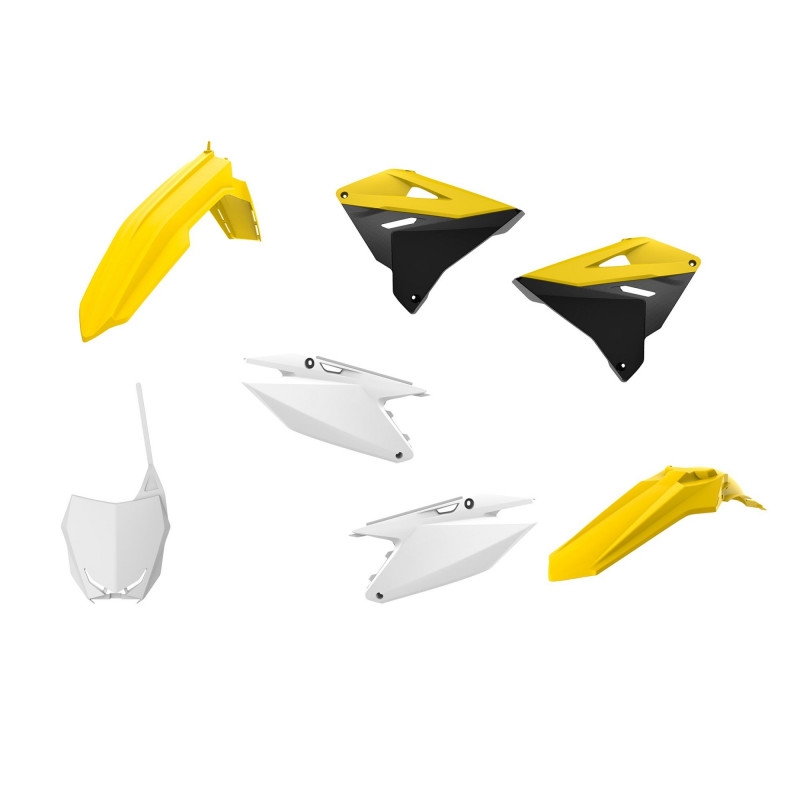 Sada plastov POLISPORT OEM Farba pre SUZUKI RM 125 2001-2008, SUZUKI RM 250 2001-2008