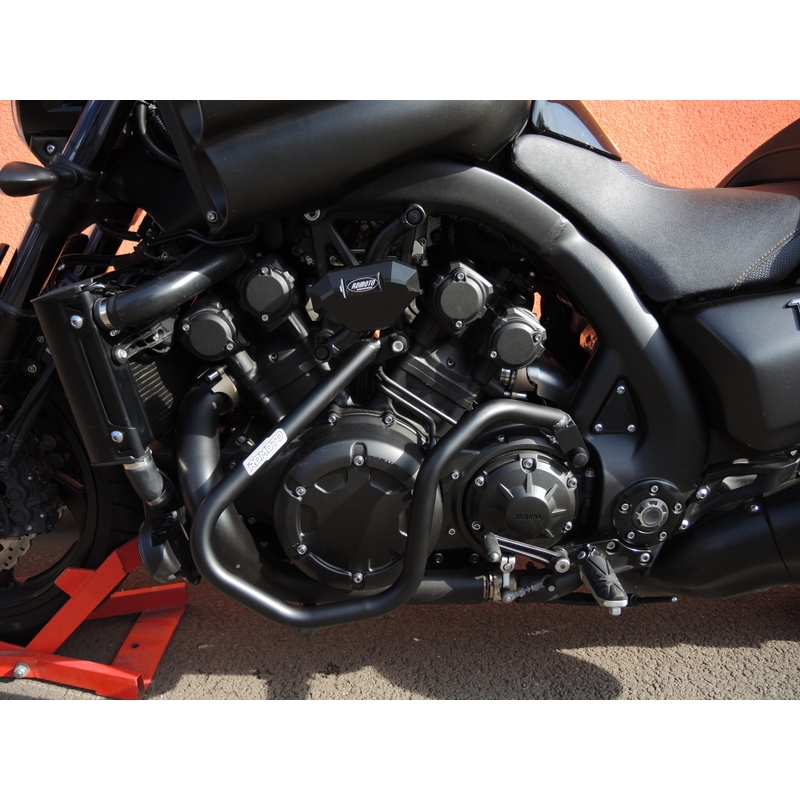 Ochrana motora RDMOTO matná čierna horný + spodný pre YAMAHA V-Max 1700 2009-2014