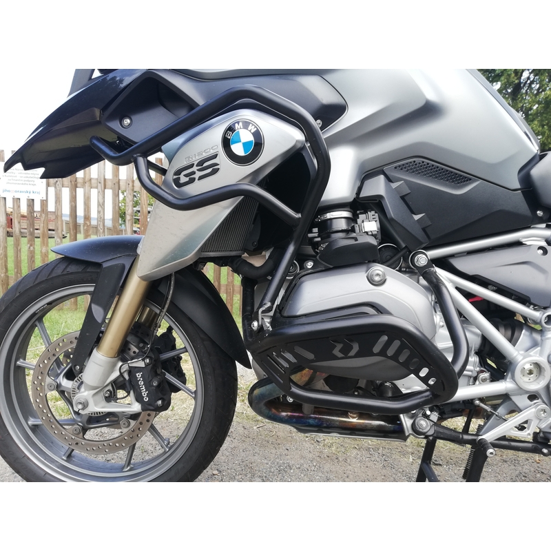 Ochrana motora RDMOTO matná čierna horný + spodný pre BMW R 1200 GS 2013-2019