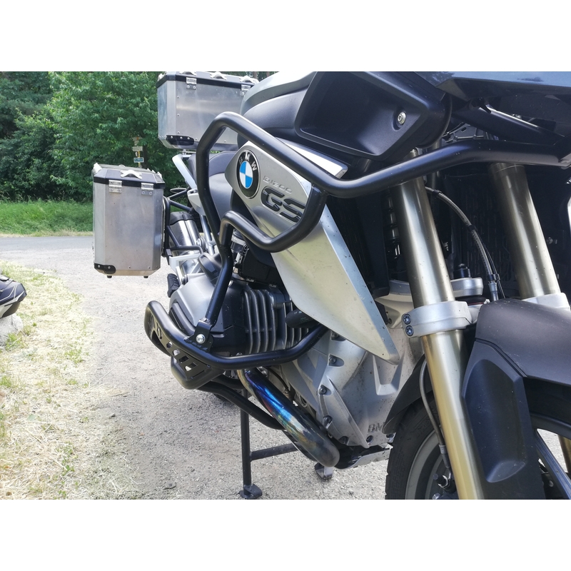 Ochrana motora RDMOTO matná čierna horný + spodný pre BMW R 1200 GS 2013-2019