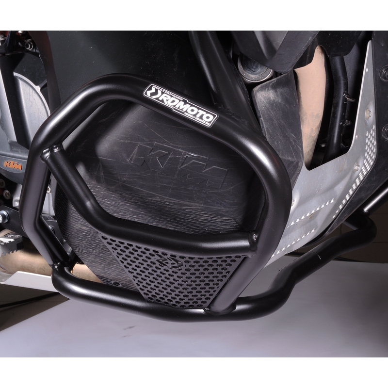 Ochrana motora RDMOTO matná čierna zníženie pre KTM Adventure 790 / R 2019-2020, KTM Adventure 890 /R/L 2021-2023