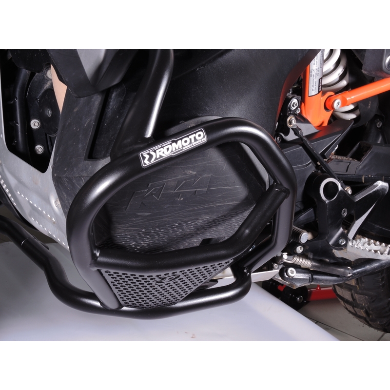Ochrana motora RDMOTO matná čierna zníženie pre KTM Adventure 790 / R 2019-2020, KTM Adventure 890 /R/L 2021-2023