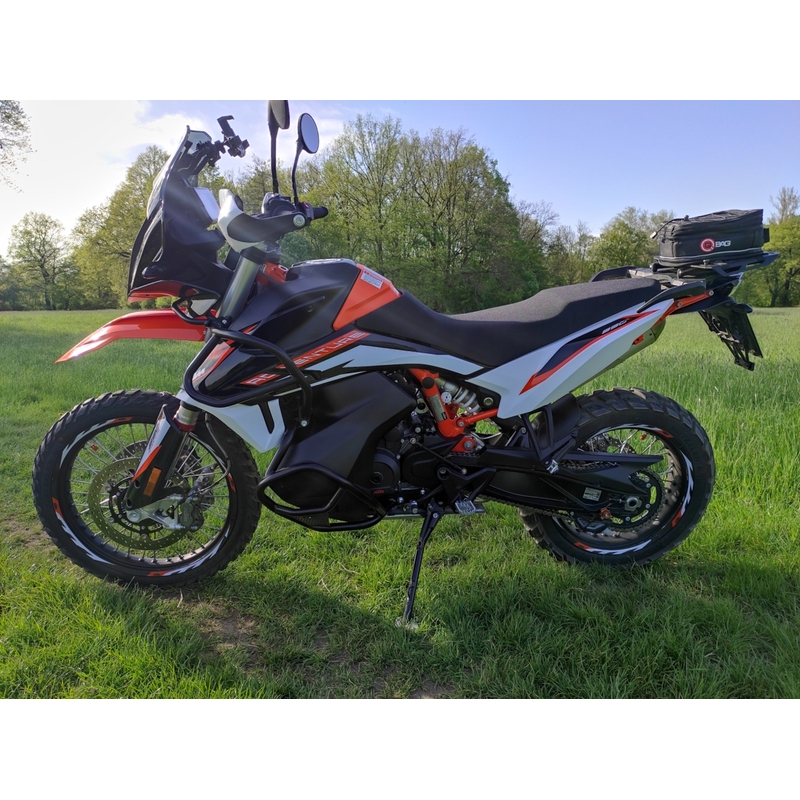 Ochrana motora RDMOTO matná čierna horný + spodný pre KTM Adventure 790 / R 2019-2020, KTM Adventure 890 /R/L 2021-2022