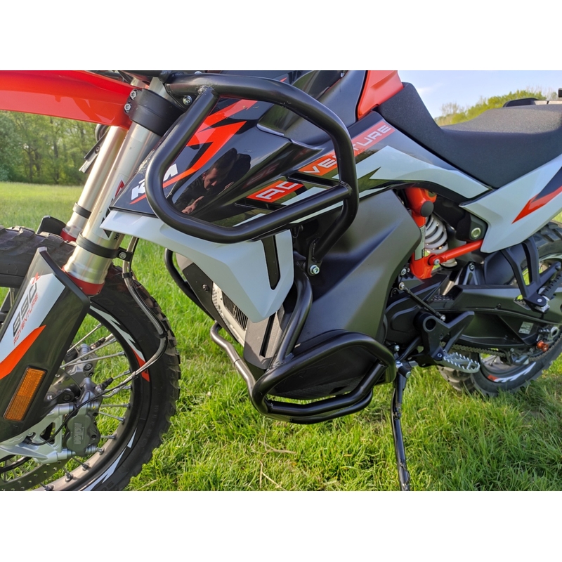Ochrana motora RDMOTO matná čierna horný + spodný pre KTM Adventure 790 / R 2019-2020, KTM Adventure 890 /R/L 2021-2022