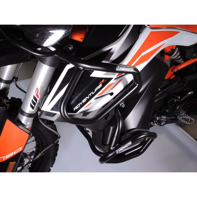 Ochrana motora RDMOTO matná čierna horný + spodný pre KTM Adventure 790 / R 2019-2020, KTM Adventure 890 /R/L 2021-2022
