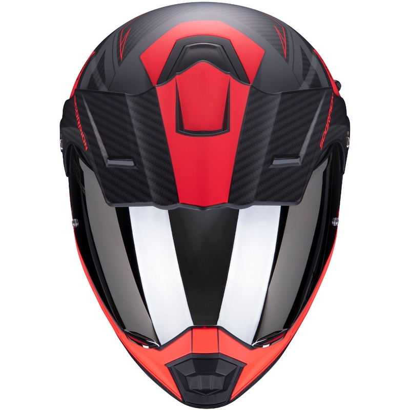 Odklápacia enduro prilba Scorpion ADX-1 Tucson šedo-červená výpredaj