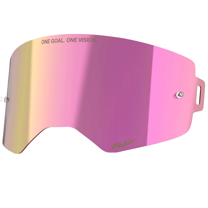 Plexi pre okuliare Alpinestars Supertech Absolute Vision™ zrkadlovo ružové