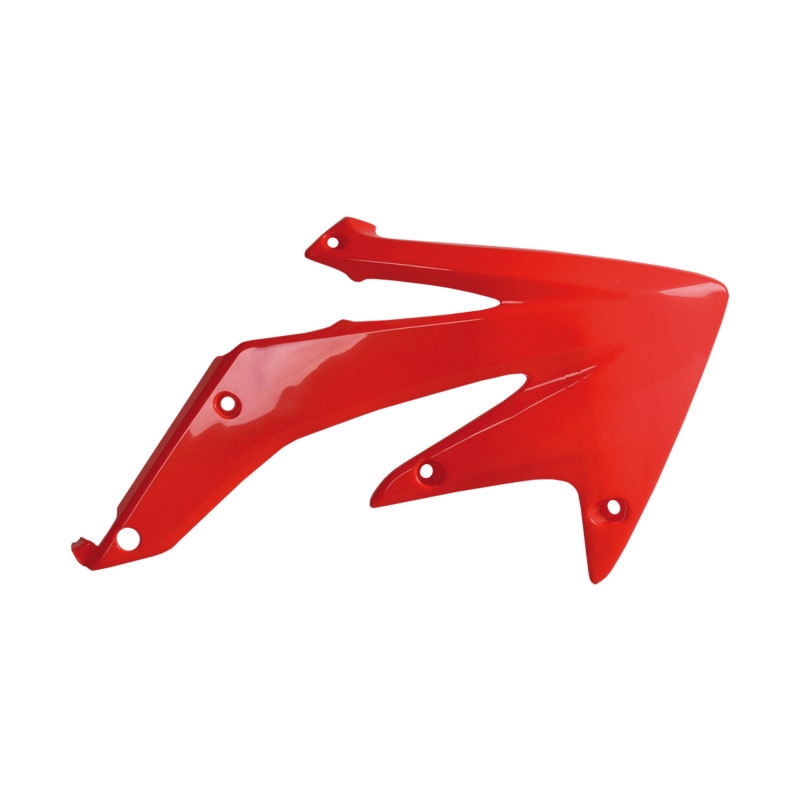 Spojler chladiča POLISPORT (pár) červená CR04 pre HONDA CRF 450 R 2005-2008