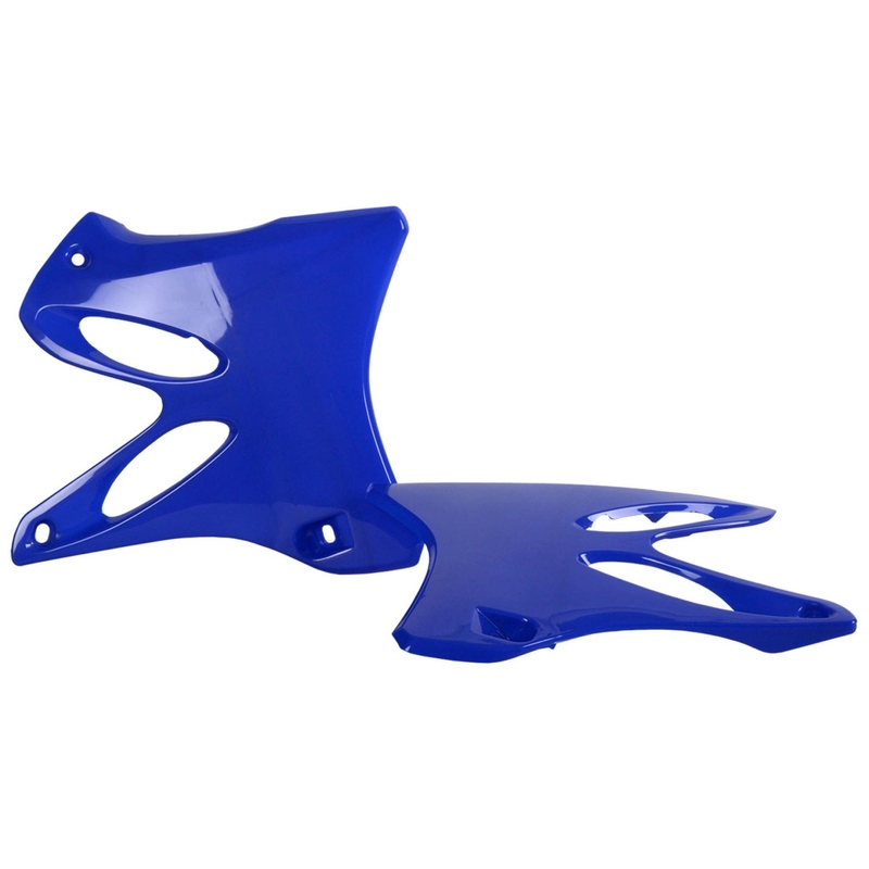 Spojler chladiča POLISPORT (pár) modrá Yam98 pre YAMAHA YZ 125 2002-2014, YAMAHA YZ 250 2002-2014