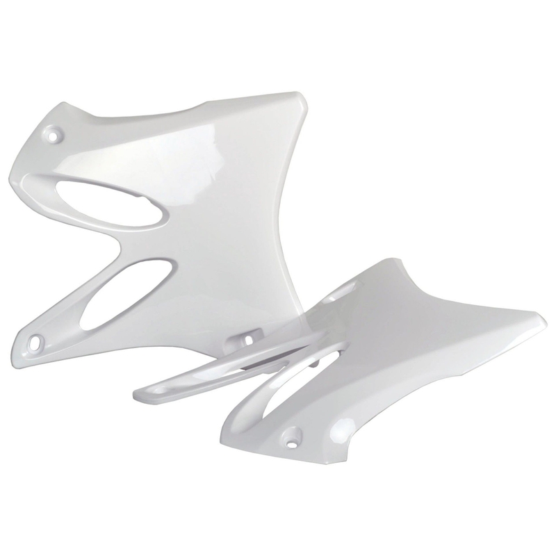 Spojler chladiča POLISPORT (pár) biela pre YAMAHA YZ 125 2002-2014, YAMAHA YZ 250 2002-2014