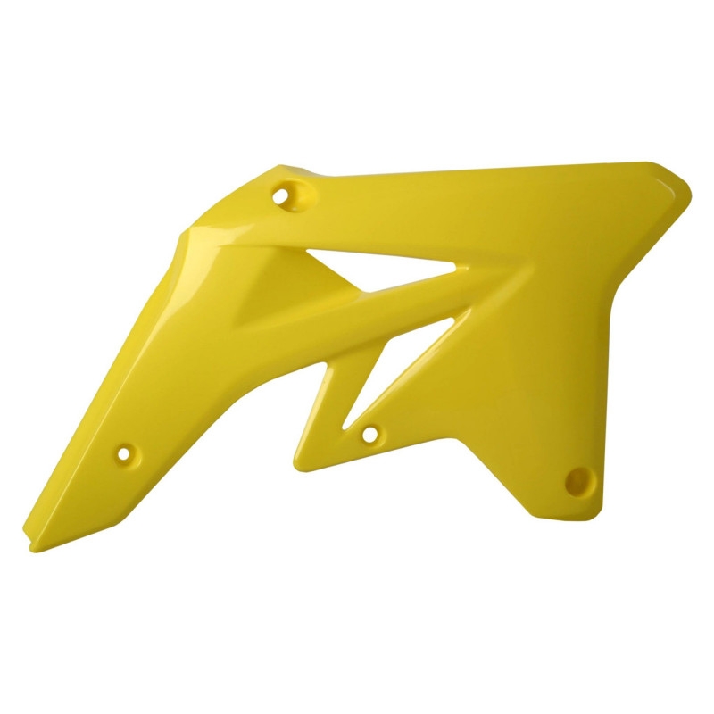 Spojler chladiča POLISPORT (pár) Žltá RM 01 pre SUZUKI RM-Z 250 2007-2009