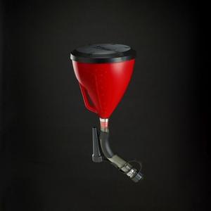 Viacúčelový lievik POLISPORT PROOCTANE 8475500001 Číry červený/čierny