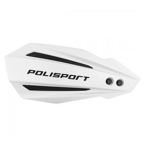Chránič páčiek POLISPORT MX BULLIT 8308500007 s montážnym systémom Biela