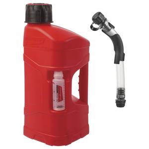 Kanyster POLISPORT PROOCTANE 8464600001 10 l bandaska na tankovanie   100 ml  nádoba na olej   tankovacia hadica priehľadná červená