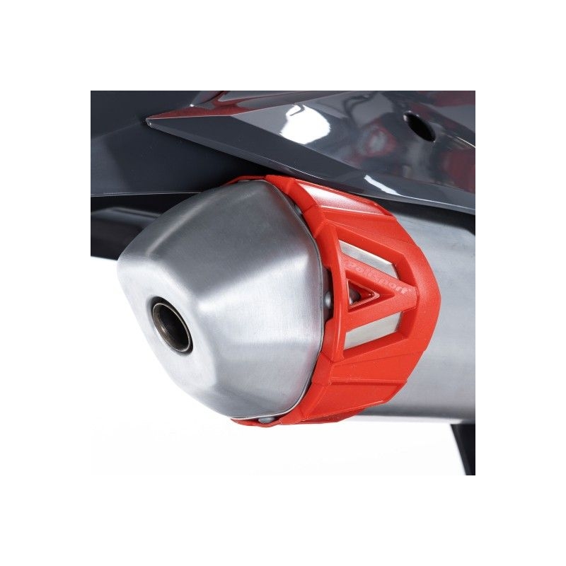 Chránič koncovky výfuku POLISPORT čierna 340-400mm/13,4-15,7 palca