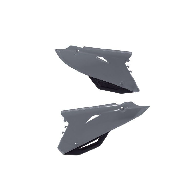 Bočné panely POLISPORT restyling nardo šedá pre HONDA CR 125 R 2002-2007, HONDA CR 250 R 2002-2007
