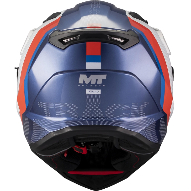 Enduro prilba na motorku MT Track SV Nomad C0 modro-bielo-červená