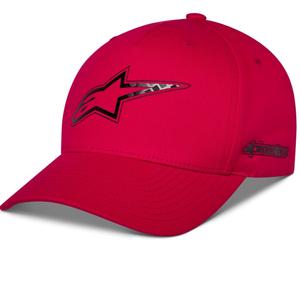 Šiltovka Alpinestars Carbon Fiber červená