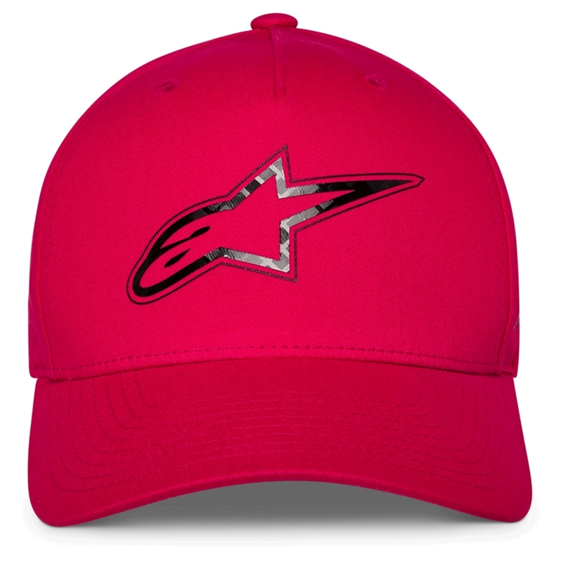 Šiltovka Alpinestars Carbon Fiber červená