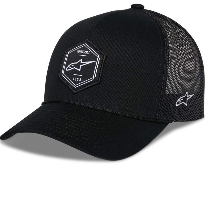 Šiltovka Alpinestars Hexeon Trucker čierno-čierna