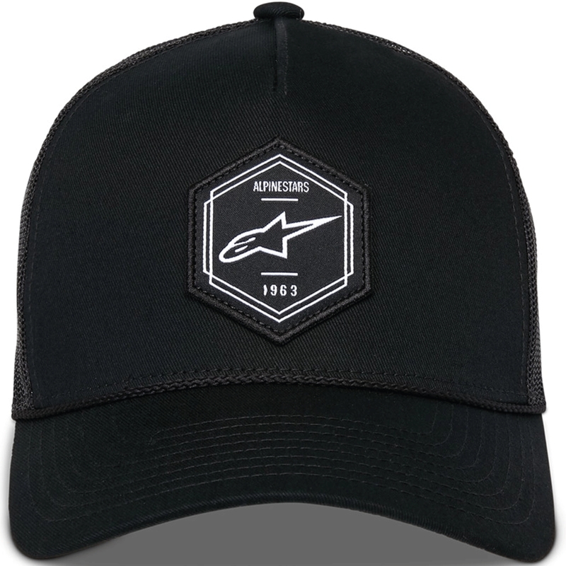 Šiltovka Alpinestars Hexeon Trucker čierno-čierna
