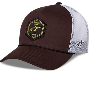 Šiltovka Alpinestars Hexeon Trucker hnedo-biela