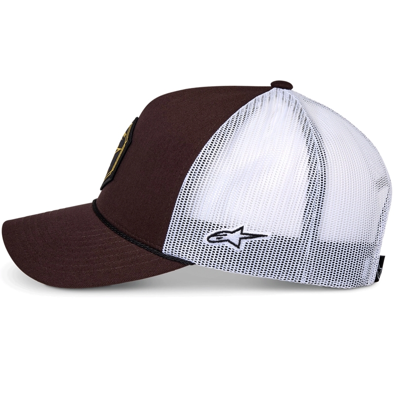 Šiltovka Alpinestars Hexeon Trucker hnedo-biela