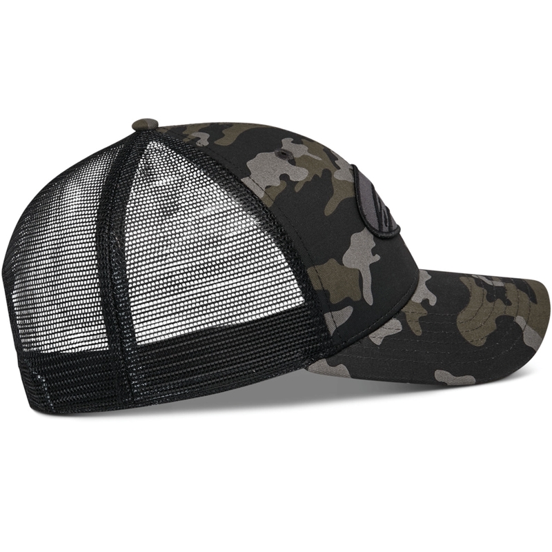Šiltovka Alpinestars Oblique Camo Trucker čierno-camo-čierna