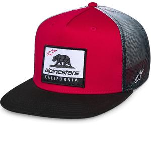 Šiltovka Alpinestars Cali Gradient Trucker červeno-čierno-biela
