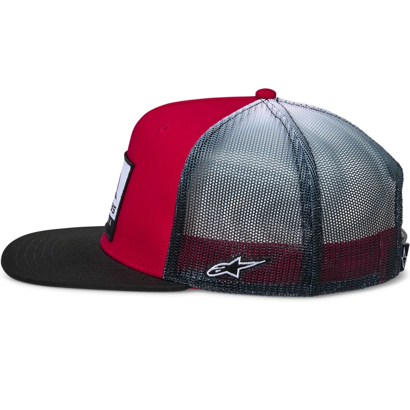 Šiltovka Alpinestars Cali Gradient Trucker červeno-čierno-biela