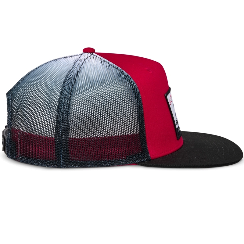 Šiltovka Alpinestars Cali Gradient Trucker červeno-čierno-biela
