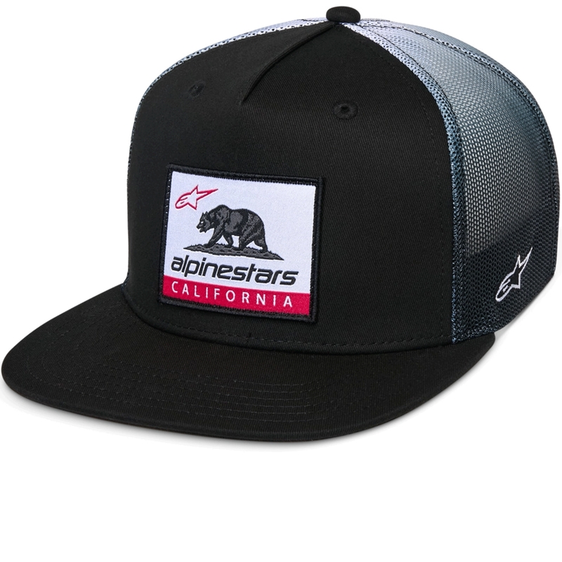 Šiltovka Alpinestars Cali Gradient Trucker čierno-biela